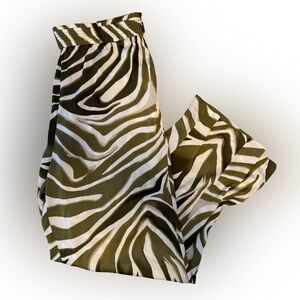 Joie Printed Satin Pants | Large